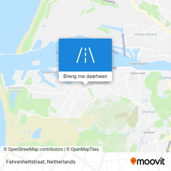 Fahrenheitstraat kaart