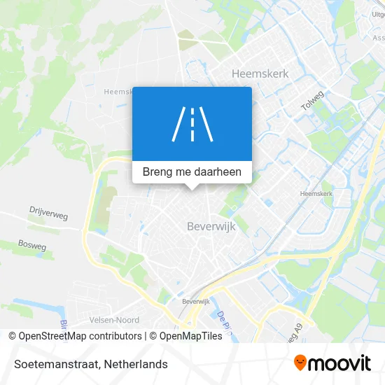 Soetemanstraat kaart