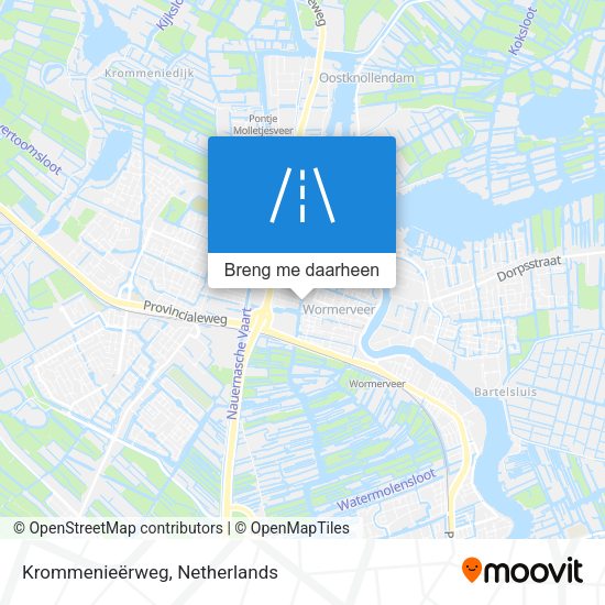 Krommenieërweg kaart