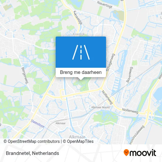 Brandnetel kaart