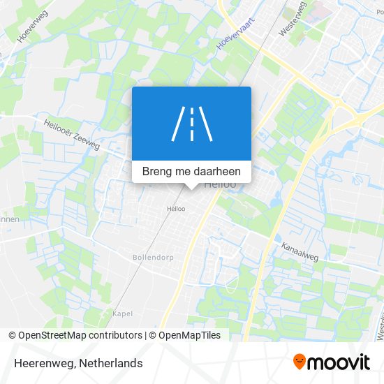 Heerenweg kaart