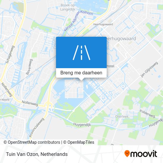 Tuin Van Ozon kaart