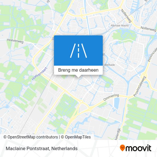 Maclaine Pontstraat kaart