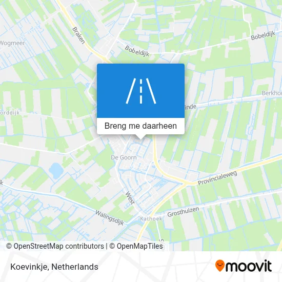 Koevinkje kaart