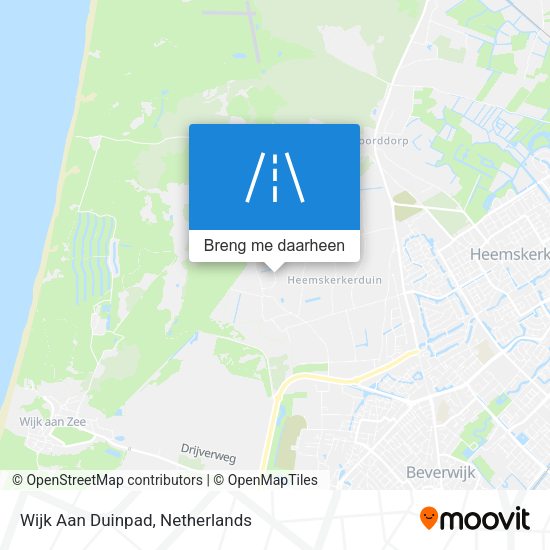 Wijk Aan Duinpad kaart
