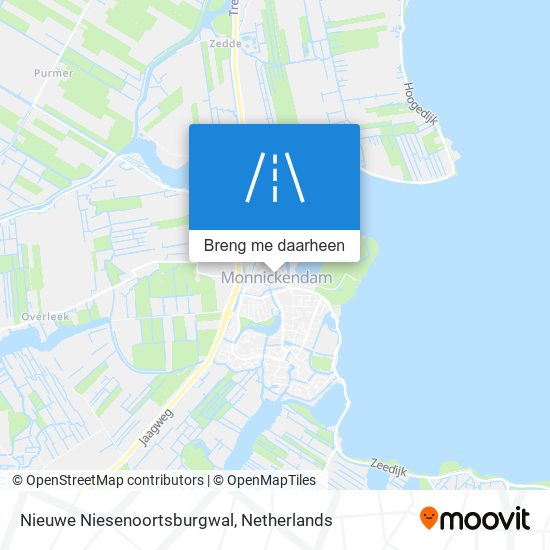 Nieuwe Niesenoortsburgwal kaart