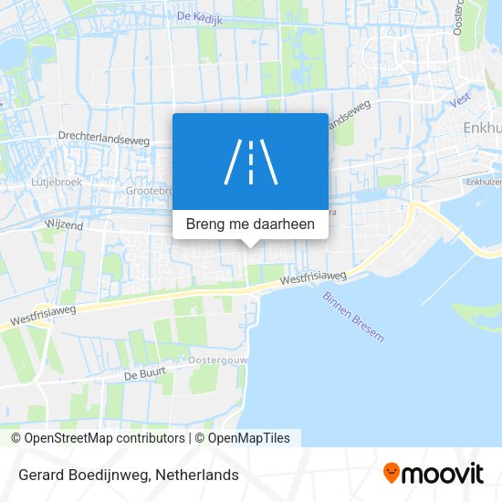 Gerard Boedijnweg kaart