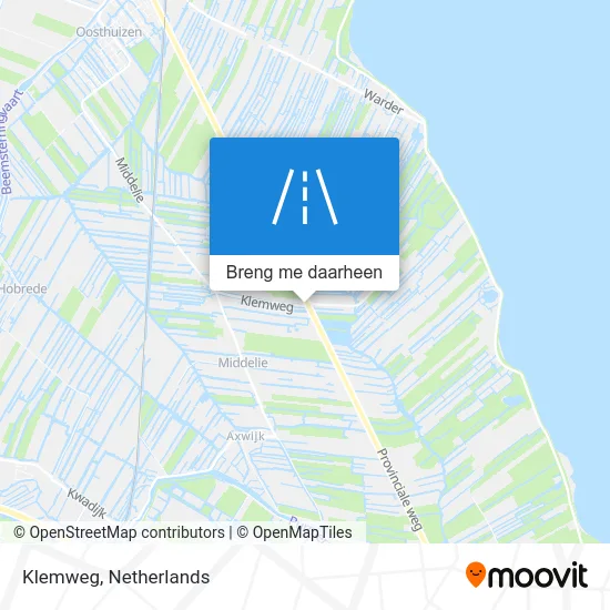 Klemweg kaart