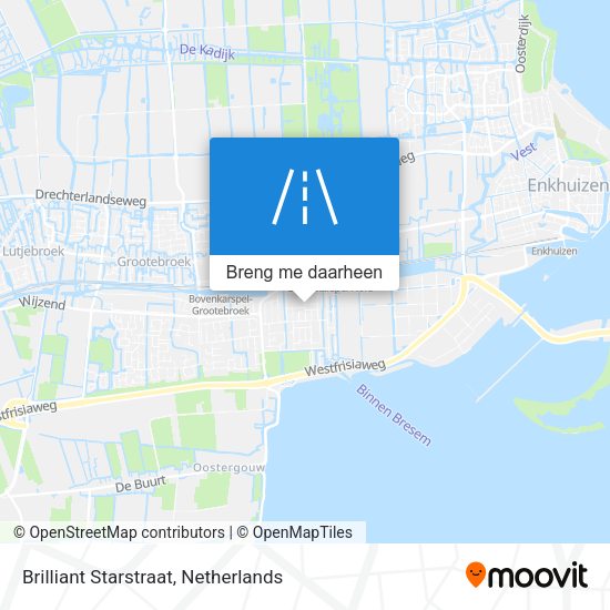 Brilliant Starstraat kaart