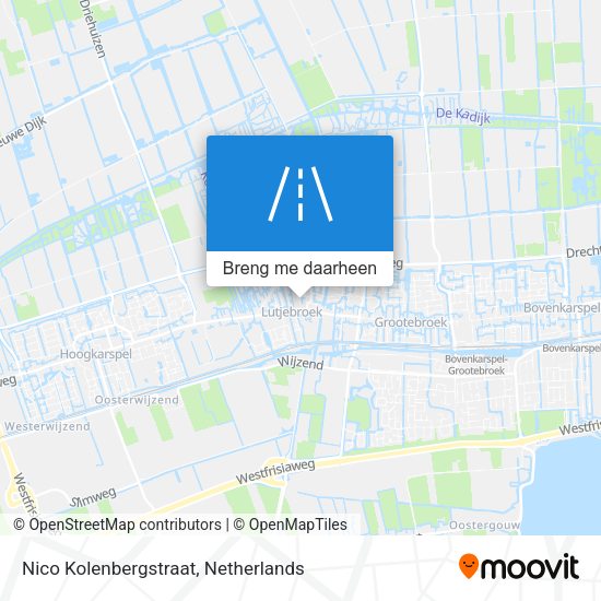 Nico Kolenbergstraat kaart