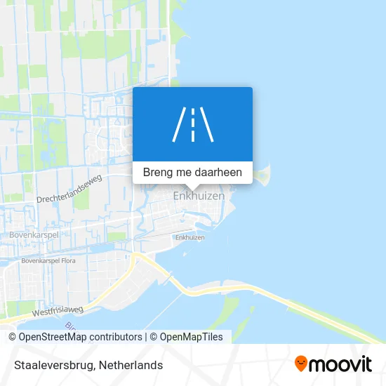 Staaleversbrug kaart