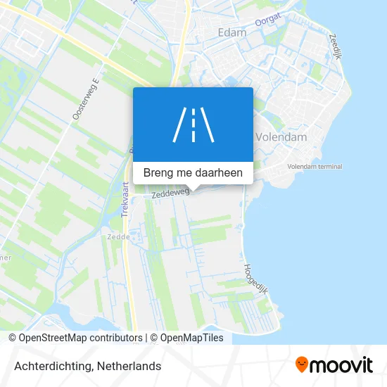 Achterdichting kaart