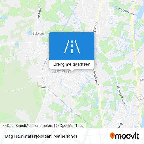 Dag Hammarskjöldlaan kaart