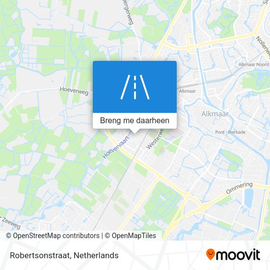 Robertsonstraat kaart