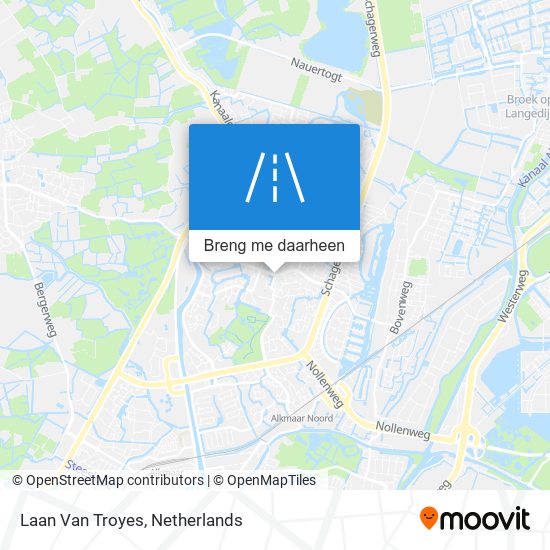 Laan Van Troyes kaart