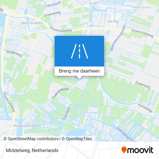 Middelweg kaart