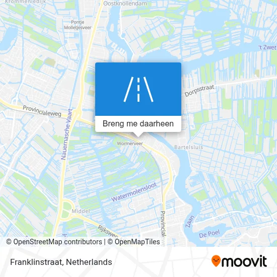 Franklinstraat kaart