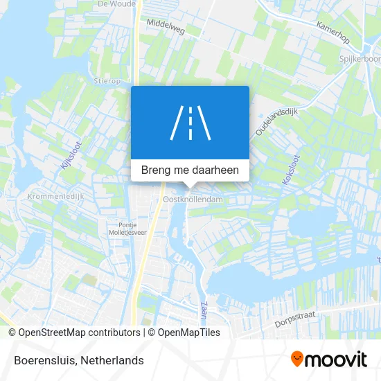 Boerensluis kaart