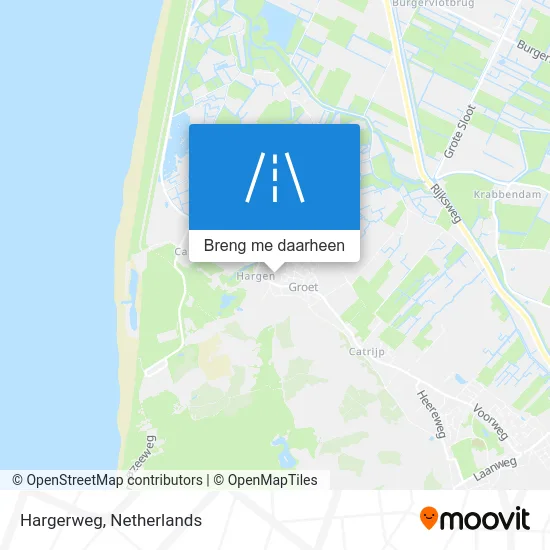 Hargerweg kaart