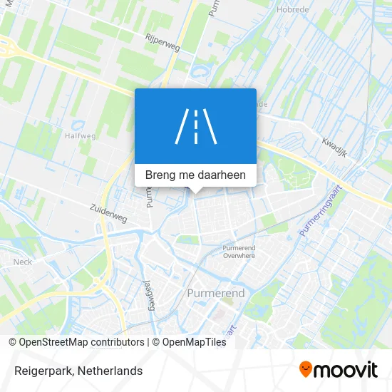 Reigerpark kaart