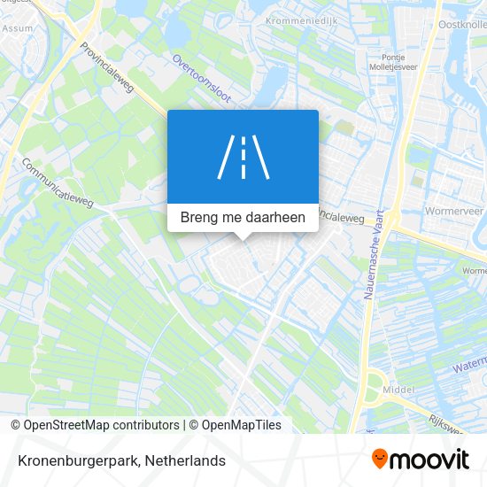 Kronenburgerpark kaart