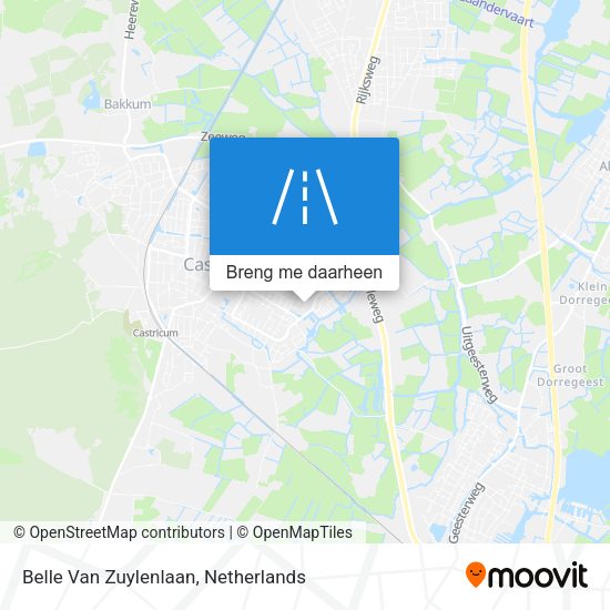 Belle Van Zuylenlaan kaart
