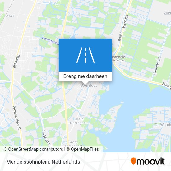 Mendelssohnplein kaart