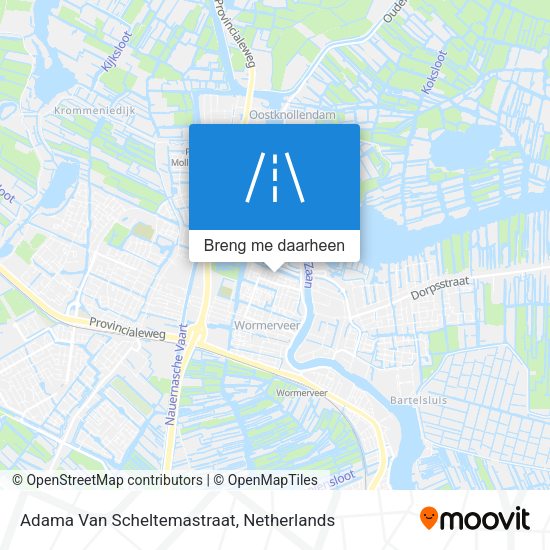 Adama Van Scheltemastraat kaart