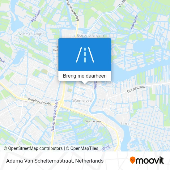 Adama Van Scheltemastraat kaart
