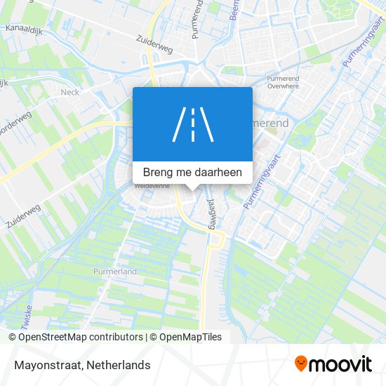 Mayonstraat kaart