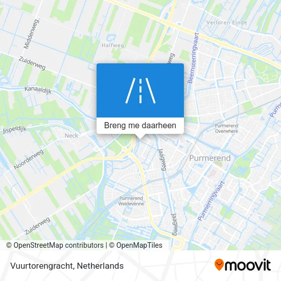 Vuurtorengracht kaart