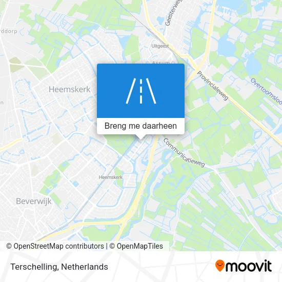 Terschelling kaart