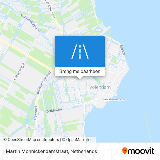 Martin Monnickendamstraat kaart