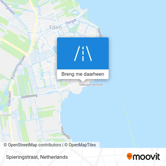 Spieringstraat kaart