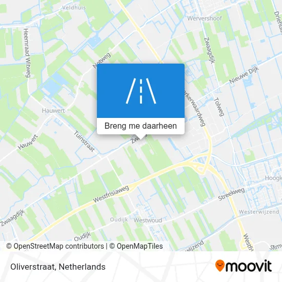 Oliverstraat kaart