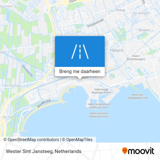 Wester Sint Jansteeg kaart