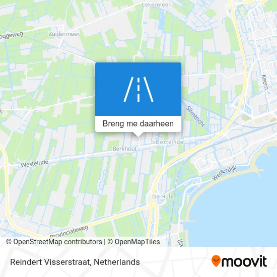 Reindert Visserstraat kaart