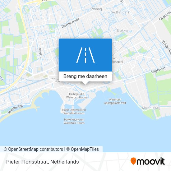 Pieter Florisstraat kaart