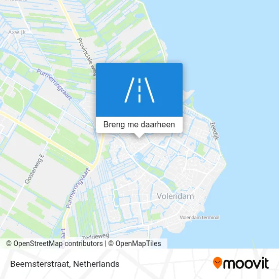 Beemsterstraat kaart