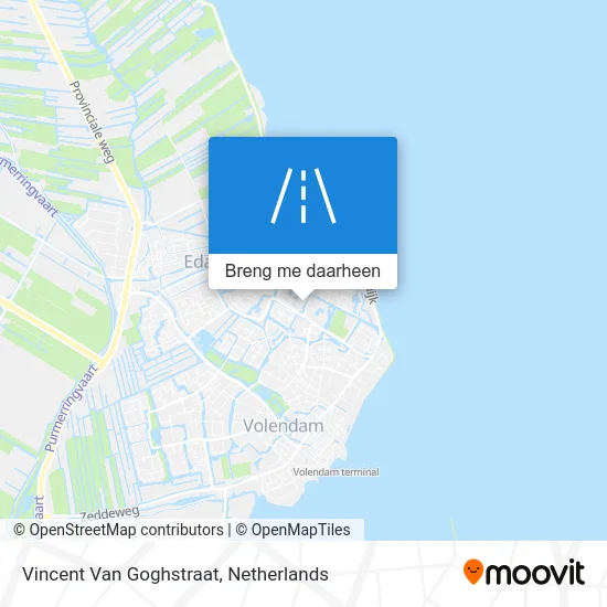 Vincent Van Goghstraat kaart