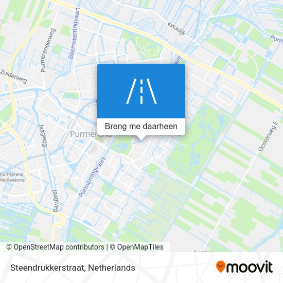 Steendrukkerstraat kaart