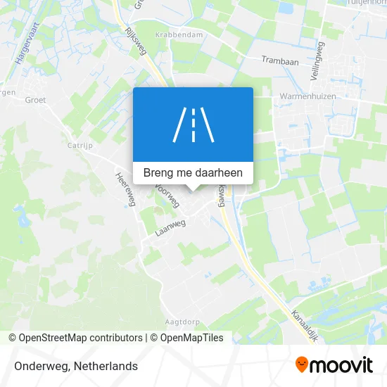 Onderweg kaart