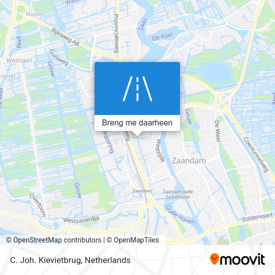 C. Joh. Kievietbrug kaart
