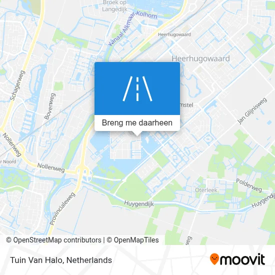 Tuin Van Halo kaart