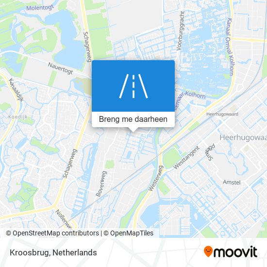 Kroosbrug kaart