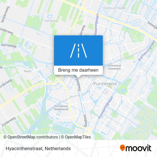 Hyacinthenstraat kaart