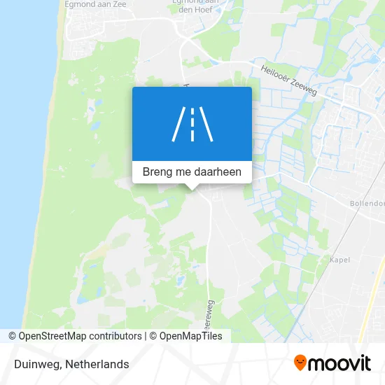 Duinweg kaart