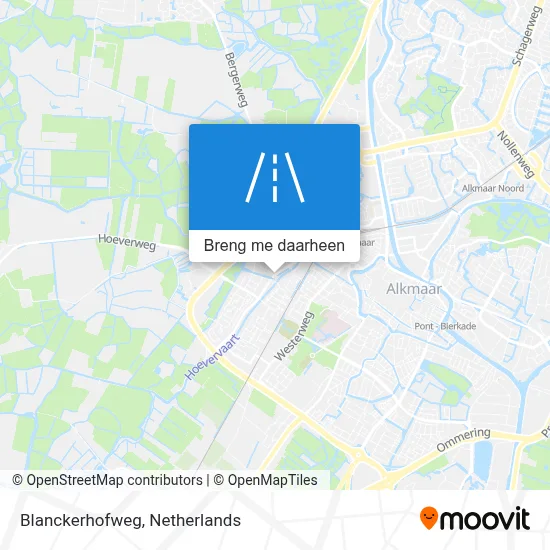 Blanckerhofweg kaart