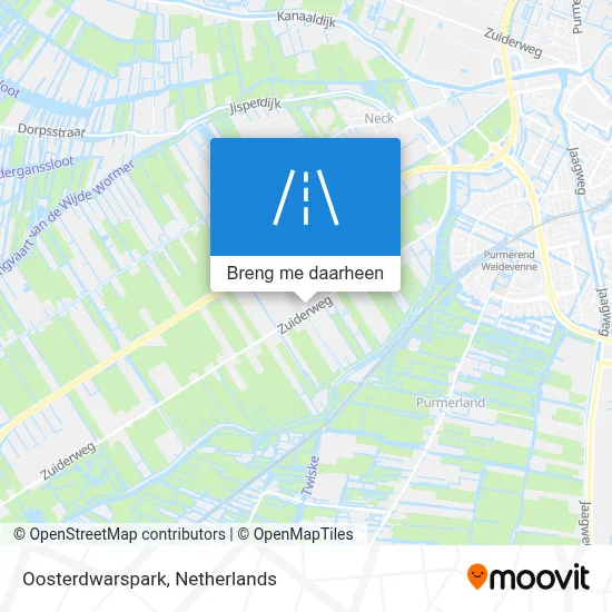 Oosterdwarspark kaart