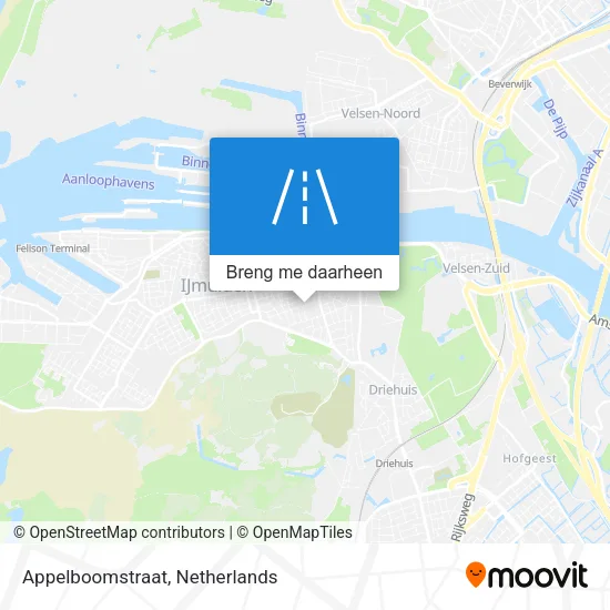 Appelboomstraat kaart
